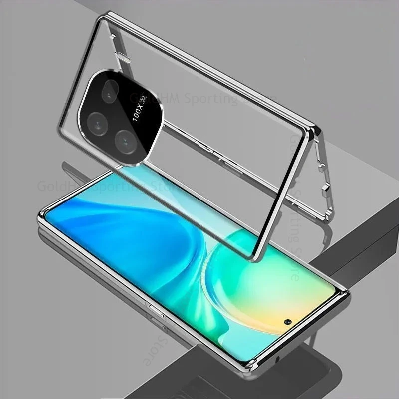 Fundas For vivo iQOO Z9 Turbo Tempered Glass Phone Case For iqoo Z9 Double-Sided Magnetic Lens Film Protector For iQOO Z9 Turbo
Fundas For vivo iQOO Z9 Turbo Tempered Glass Phone Case For iqoo Z9 Double-Sided Magnetic Lens Film Protector For iQOO Z9 Turbo