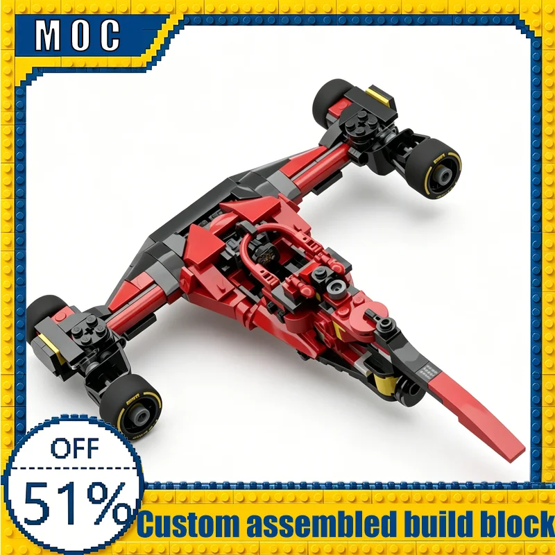 275 PCS Sci-Fi Red Space Fighter MOC Building Blocks Racing Aircraft Model Creative Assembly Educational Toys Boy Birthday Gifts
275 PCS Sci-Fi Red Space Fighter MOC Building Blocks Racing Aircraft Model Creative Assembly Educational Toys Boy Birthday Gifts