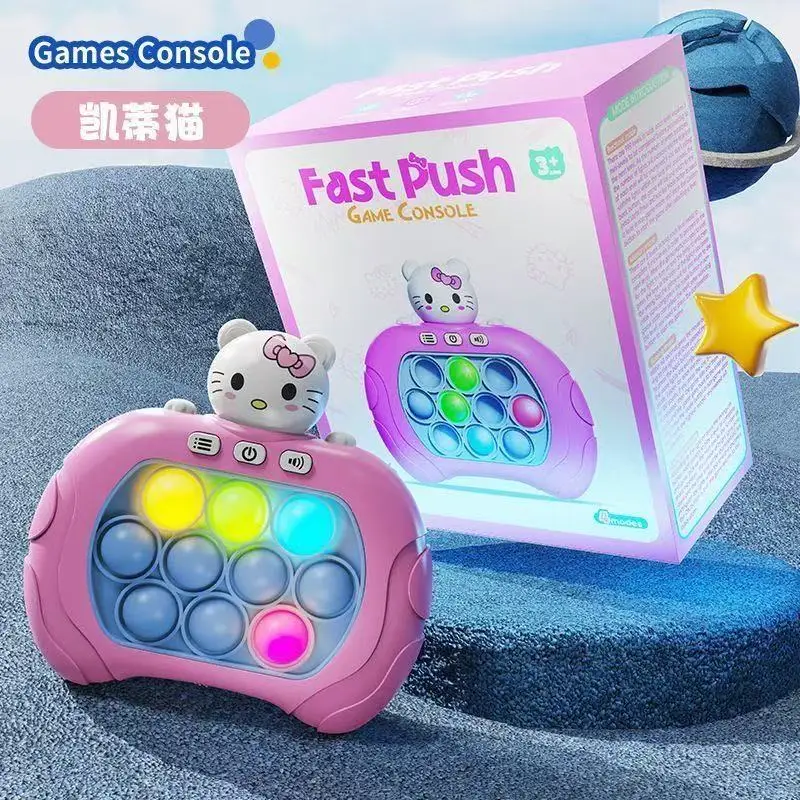 2025 Hello Kitty Smile Quick Push Game Pop Up Fidget Bubble Electronic Pop it Professional Game Lightweight Stress Relieving Toy
2025 Hello Kitty Smile Quick Push Game Pop Up Fidget Bubble Electronic Pop it Professional Game Lightweight Stress Relieving Toy
