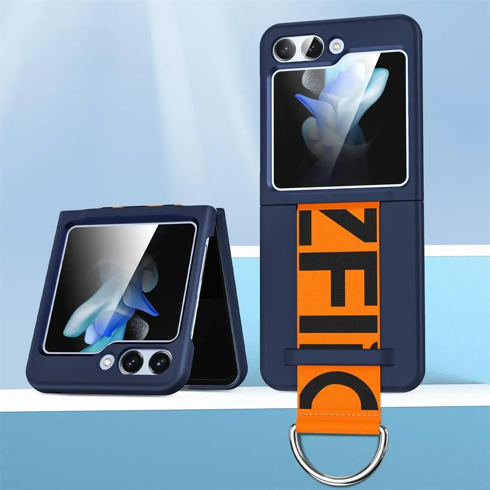 for Samsung Galaxy Z Flip 5 4 3 5G Case Wristband, Finger Ring Holder, Shockproof Women Men Slim Hard Phone Case
for Samsung Galaxy Z Flip 5 4 3 5G Case Wristband, Finger Ring Holder, Shockproof Women Men Slim Hard Phone Case