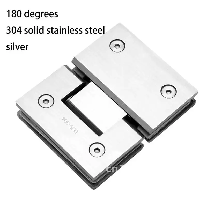Shower Room Tempered Glass Door Hardware Hinge Stainless Hinge Cast 90/180 degrees Clip Steel solid Bathroom 304
Shower Room Tempered Glass Door Hardware Hinge Stainless Hinge Cast 90/180 degrees Clip Steel solid Bathroom 304