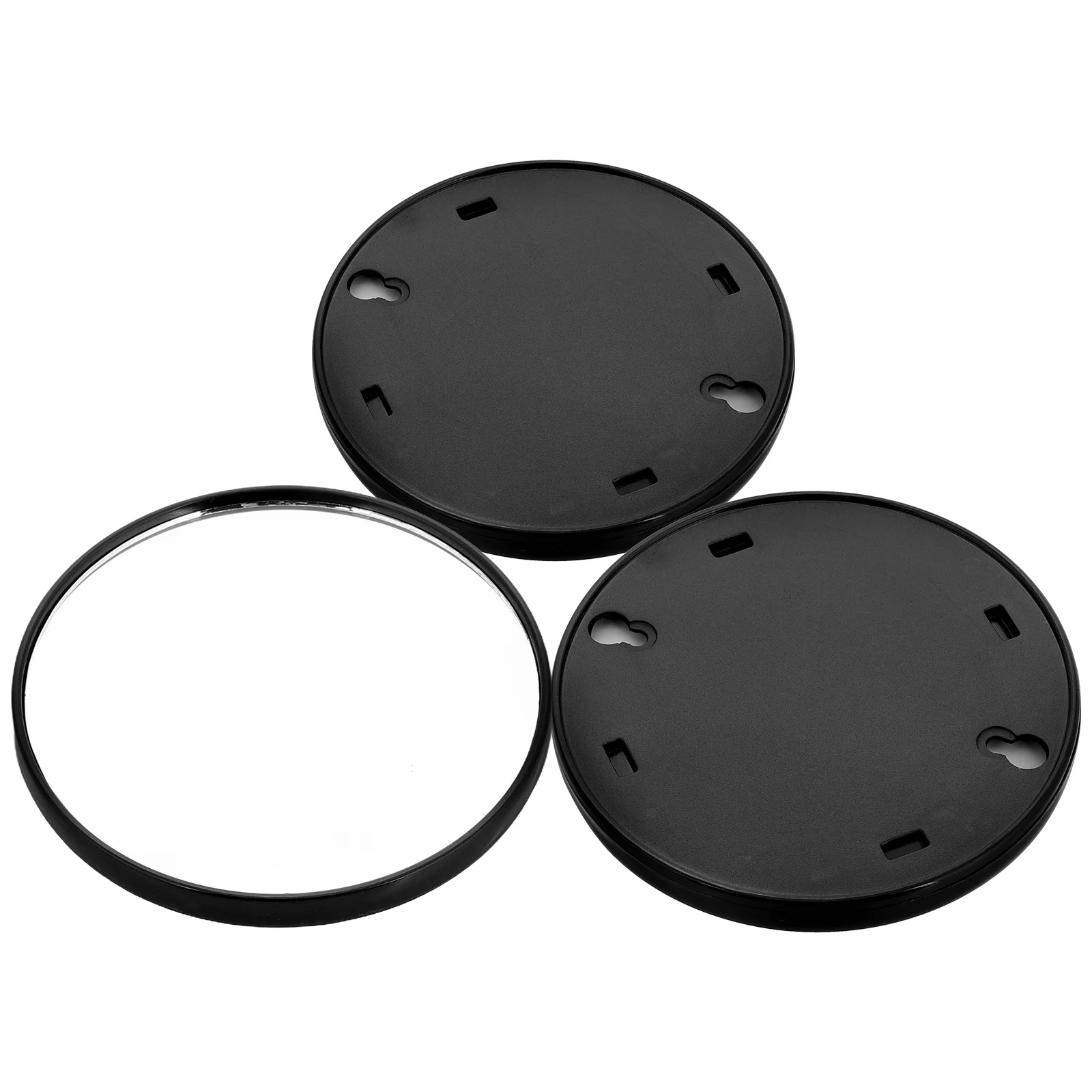 3Pcs Black Round Mirror 5x Magnification Portable Travel Beauty Essential Compact Clear View Pore Inspection Makeup Tool
3Pcs Black Round Mirror 5x Magnification Portable Travel Beauty Essential Compact Clear View Pore Inspection Makeup Tool