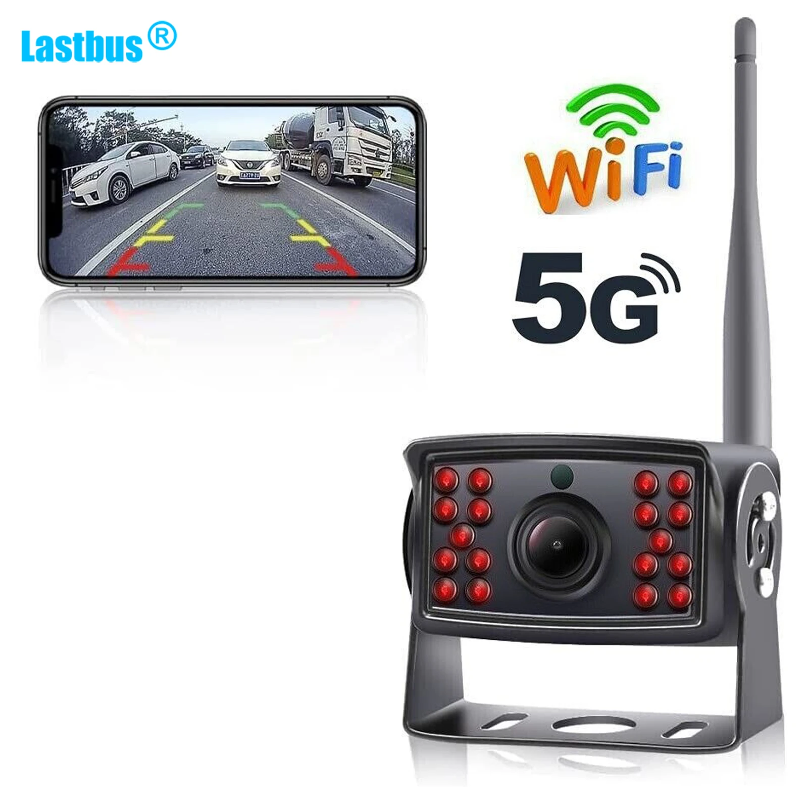 Lastbus Wireless Wifi Truck RV Bus Front Rear View Backup Reverse Camera For IOS Android
Lastbus Wireless Wifi Truck RV Bus Front Rear View Backup Reverse Camera For IOS Android