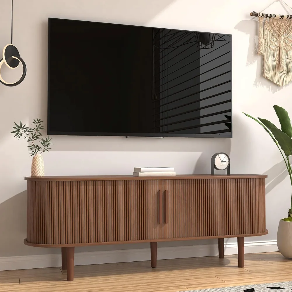 TV Stands for Living Room, Entertainment Center with Storage and Sliding Door for 50/55/60/65 inch TV
TV Stands for Living Room, Entertainment Center with Storage and Sliding Door for 50/55/60/65 inch TV