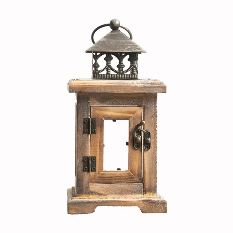 Small Square Handcrafted Farm Vintage Charm Wood Glass Hurricane Candle Lantern
Small Square Handcrafted Farm Vintage Charm Wood Glass Hurricane Candle Lantern