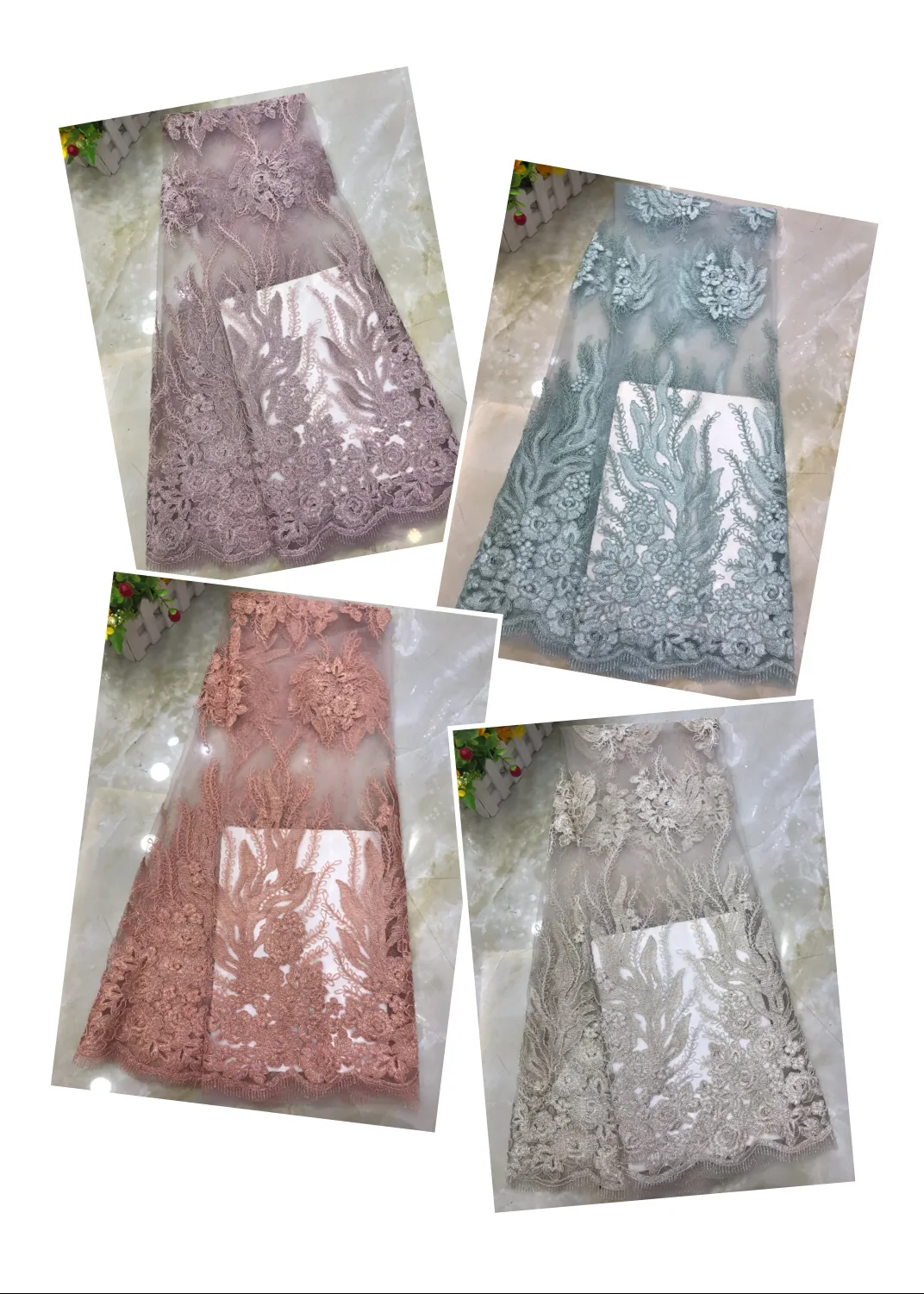 Multicolor Cord Embroidered Lace Fabric, Floral Tulle for Wedding Dress Kids Dress DIY Sewing Craft Material
Multicolor Cord Embroidered Lace Fabric, Floral Tulle for Wedding Dress Kids Dress DIY Sewing Craft Material
