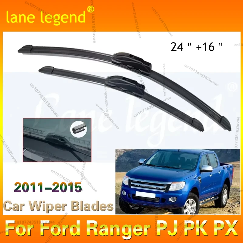 Car Wiper Front Wiper Blades For Ford Ranger PJ PK PX 2011 - 2015 Windshield Windscreen Window Car Rain Brushes 24"+16"
Car Wiper Front Wiper Blades For Ford Ranger PJ PK PX 2011 - 2015 Windshield Windscreen Window Car Rain Brushes 24"+16"