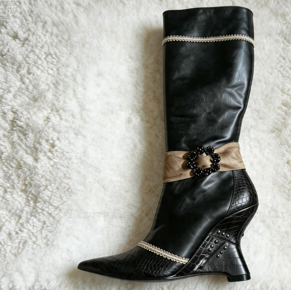 Black Patch Khaki Strange Style Heel Boots Mid Calf Women Shoes Pointed Toe High Heel Shoes for Girls Zapatos Para Hombres
Black Patch Khaki Strange Style Heel Boots Mid Calf Women Shoes Pointed Toe High Heel Shoes for Girls Zapatos Para Hombres