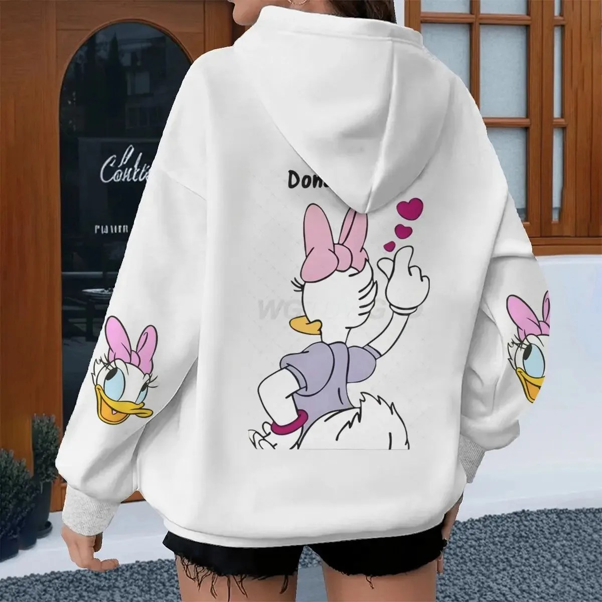 Толстовки с изображением Дейзи Дак из мультфильмов Дисней, одежда для любителей аниме, одежда больших размеров, унисекс, высококачественная толстовка, спортивная толстовка с графическим рисунком, высокое качество
Толстовки с изображением Дейзи Дак из мультфильмов Дисней, одежда для любителей аниме, одежда больших размеров, унисекс, высококачественная толстовка, спортивная толстовка с графическим рисунком, высокое качество