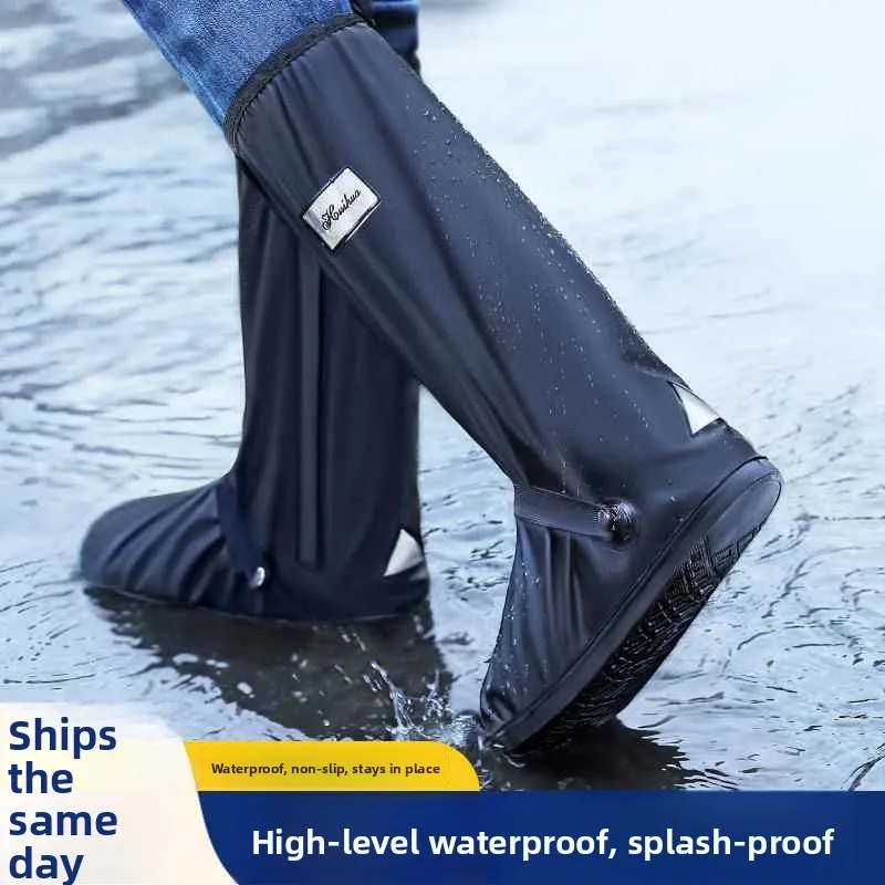 Thickened Anti-Slip High-Tube Silicone Shoe Covers for Men And Women Rain Boots Waterproof Snowproof Home Use Shoe Accessories
Thickened Anti-Slip High-Tube Silicone Shoe Covers for Men And Women Rain Boots Waterproof Snowproof Home Use Shoe Accessories