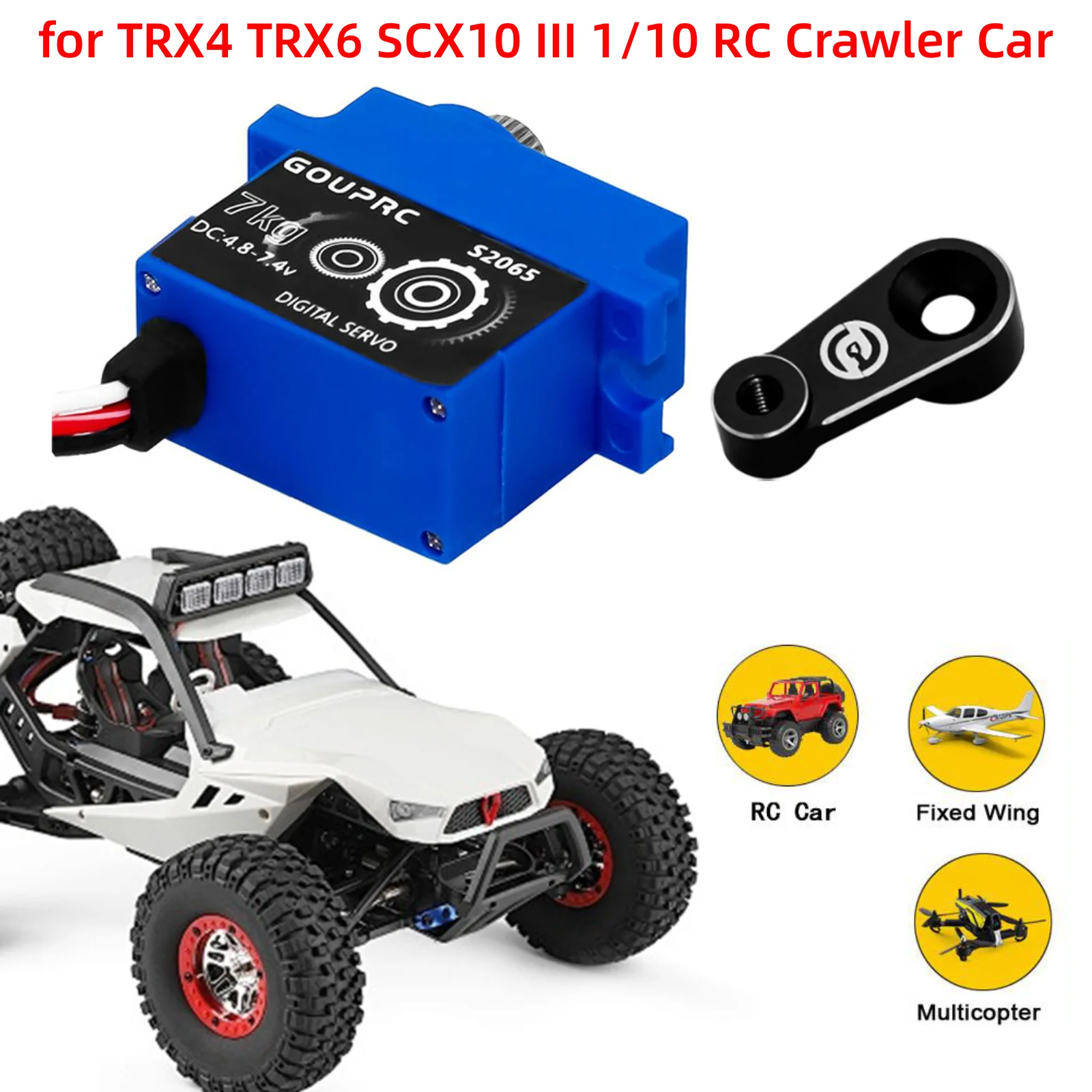 7 кг водонепроницаемый цифровой микро-сервопривод с металлическим редуктором и сервокронштейном, мини-сервопривод для радиоуправляемых краулеров 1/10 TRX4 TRX6 SCX10 III
7 кг водонепроницаемый цифровой микро-сервопривод с металлическим редуктором и сервокронштейном, мини-сервопривод для радиоуправляемых краулеров 1/10 TRX4 TRX6 SCX10 III