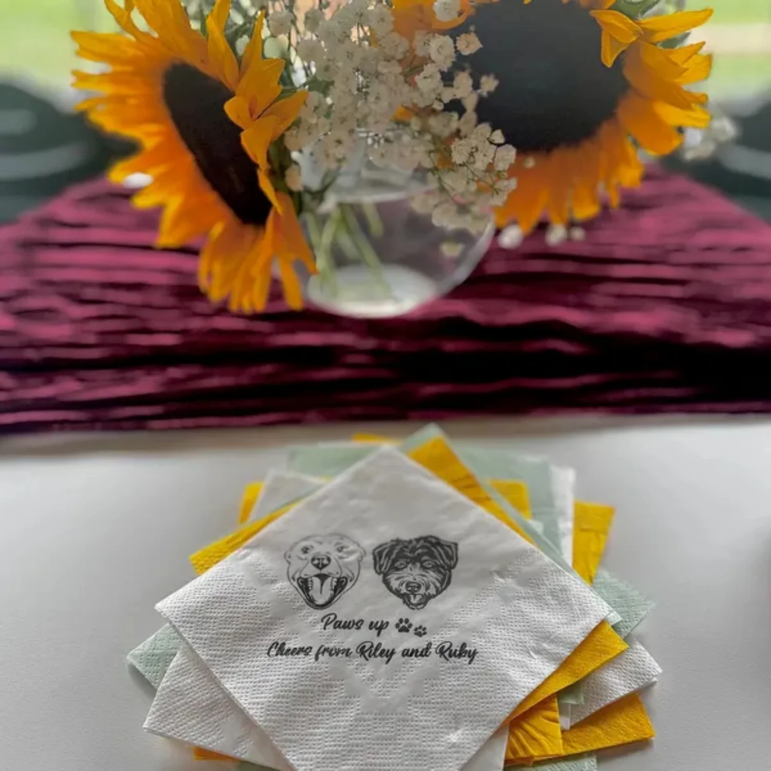 50pcs Custom Dog Napkins | Dog Napkins Wedding | Orcutt Art New Store! Established Dog Napkins Seller!!!
50pcs Custom Dog Napkins | Dog Napkins Wedding | Orcutt Art New Store! Established Dog Napkins Seller!!!