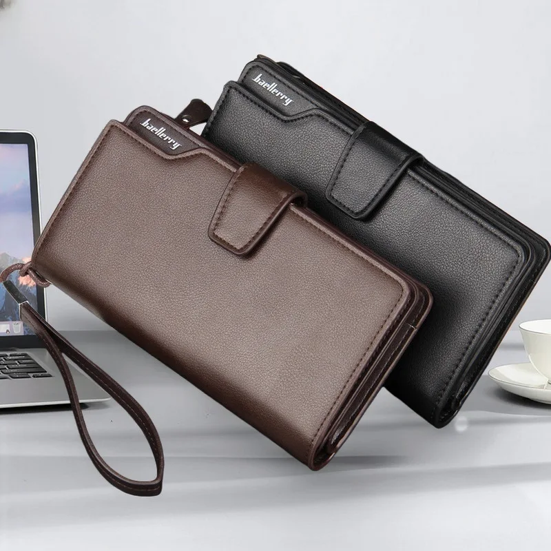 Men's Wallet Clutch Bag Baellerry Multi-Functional Coin Purse Retro Zipper Mobile Phone Bag Leather Goods Handbags
Men's Wallet Clutch Bag Baellerry Multi-Functional Coin Purse Retro Zipper Mobile Phone Bag Leather Goods Handbags