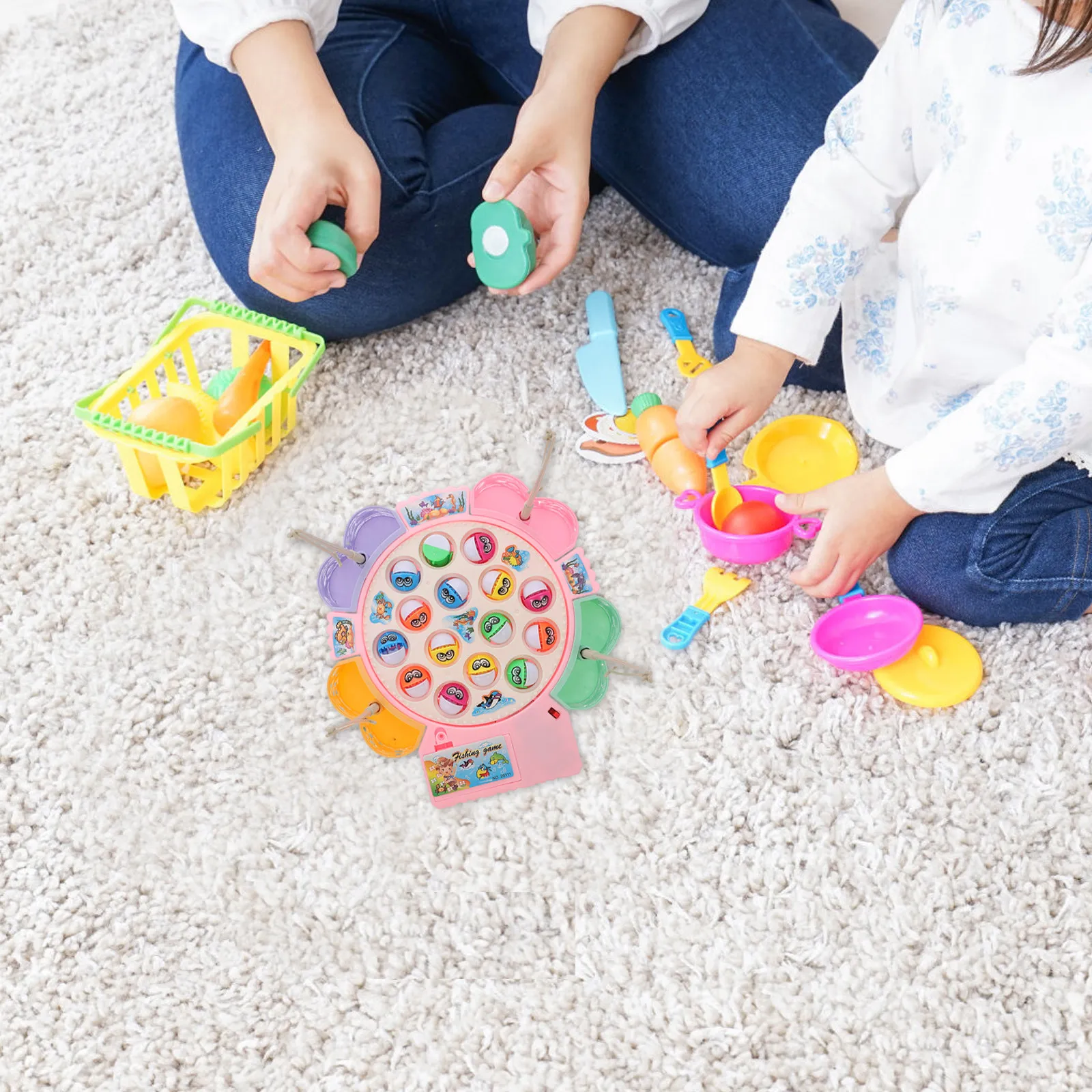 Interactive Fishing Plaything for Kids Long Lasting Use Promotes Sensory Development Parent Child Communication
Interactive Fishing Plaything for Kids Long Lasting Use Promotes Sensory Development Parent Child Communication