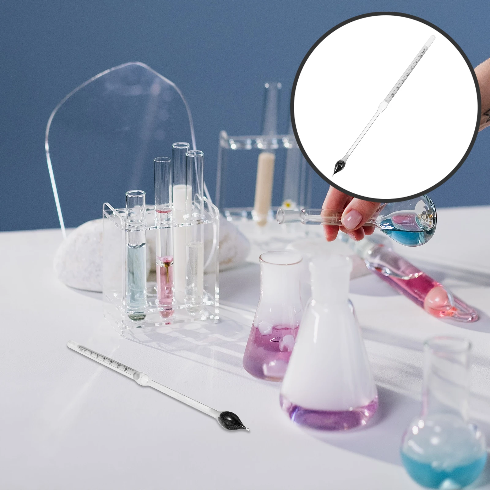 Glass Salinometer Hydrometer Salt Scale Liquid Specific Gravity Meter Lab Industrial Brewing Use Corrosion Resistant
Glass Salinometer Hydrometer Salt Scale Liquid Specific Gravity Meter Lab Industrial Brewing Use Corrosion Resistant