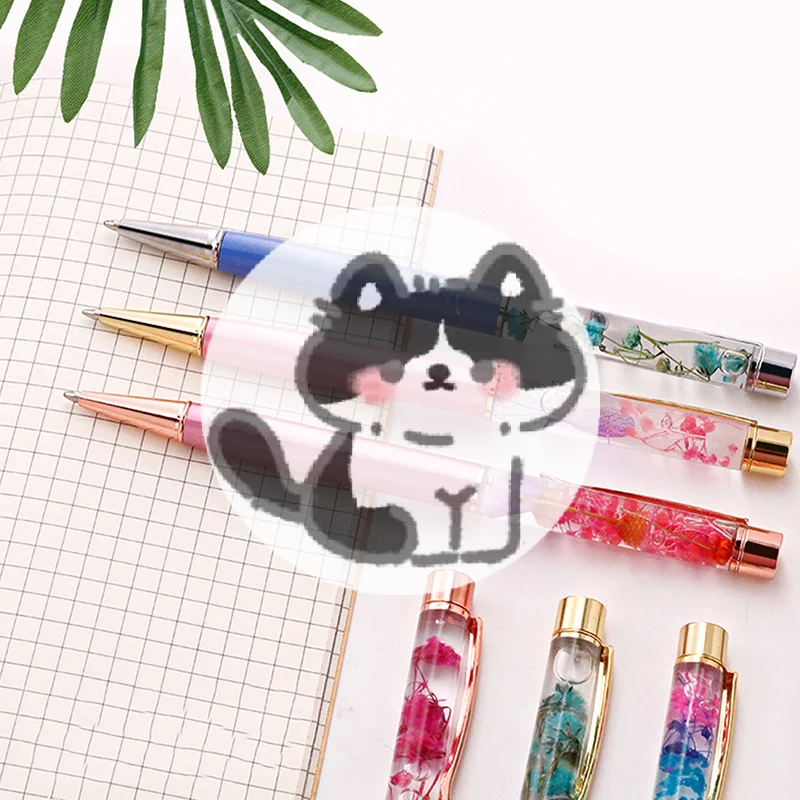 New Gift Pen Creative Small Fresh Handmade Dry Flower Pen Oiled Metal Ballpoint Pen Laser Engraving Custom Logo
New Gift Pen Creative Small Fresh Handmade Dry Flower Pen Oiled Metal Ballpoint Pen Laser Engraving Custom Logo