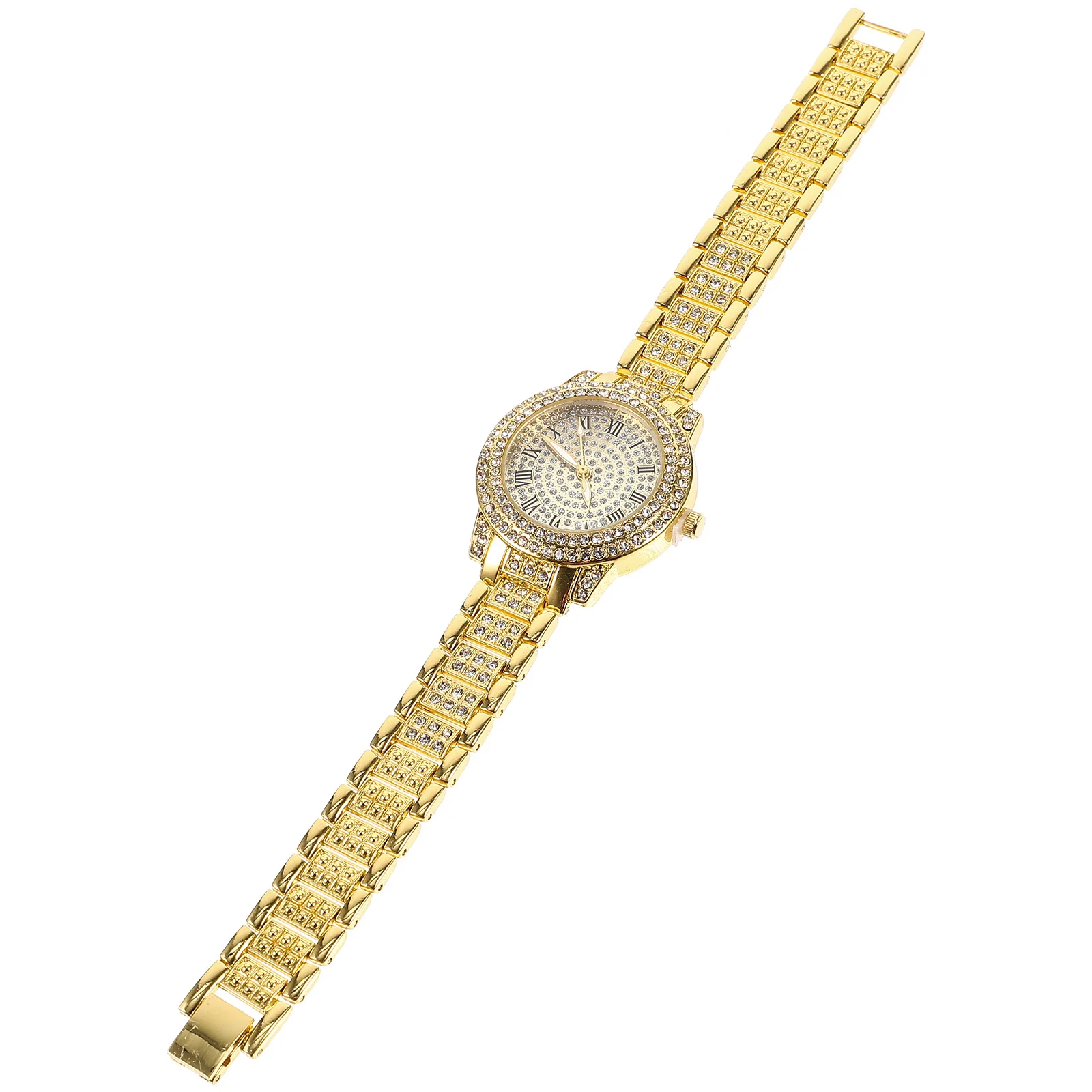Full Diamond Roman Men Watch Stylish Adjustable Quartz Wristwatch Gentle Comfortable Precise Male Bracelet Gift
Full Diamond Roman Men Watch Stylish Adjustable Quartz Wristwatch Gentle Comfortable Precise Male Bracelet Gift