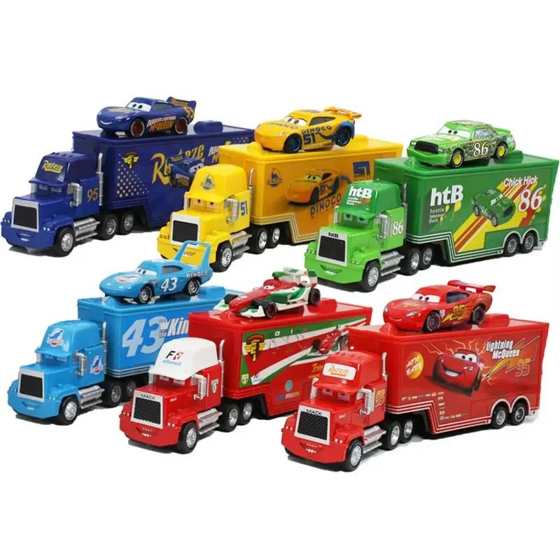 Hot Sale Pixar Cars 2 3 Toys Lightning Mcqueen Jackson Storm Mack Uncle Container Truck Diecast Model Car Toy For Birthday Gift
Hot Sale Pixar Cars 2 3 Toys Lightning Mcqueen Jackson Storm Mack Uncle Container Truck Diecast Model Car Toy For Birthday Gift