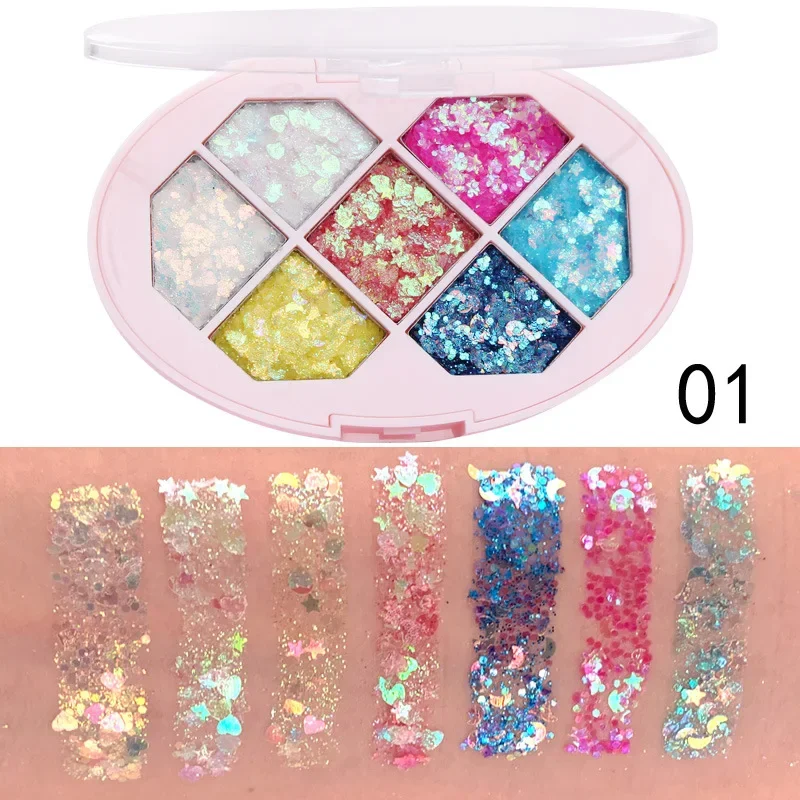 1Pcs glitter diamond eye makeup Eyeshadow Palette Waterproof Pigments Glow Eyeshadow Fashion Festival Party Cosmetics MAKEUP
1Pcs glitter diamond eye makeup Eyeshadow Palette Waterproof Pigments Glow Eyeshadow Fashion Festival Party Cosmetics MAKEUP