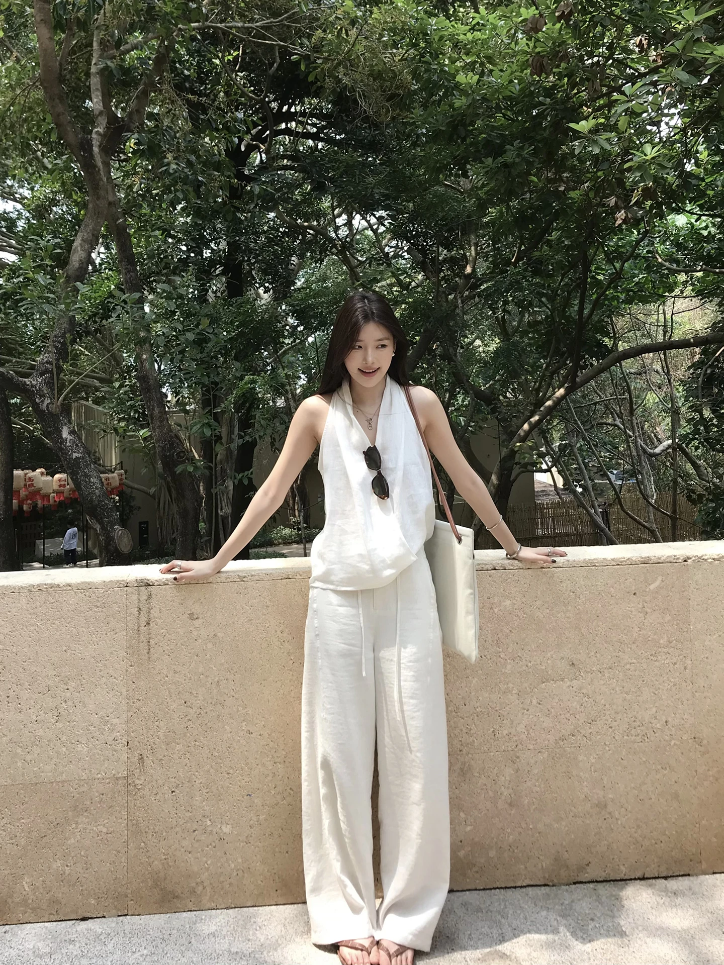 77Store Summer High Waist Wide Leg Pants Women's Casual Linen Thin Suit Straight Cut Drapey Comfortable Breathable
77Store Summer High Waist Wide Leg Pants Women's Casual Linen Thin Suit Straight Cut Drapey Comfortable Breathable