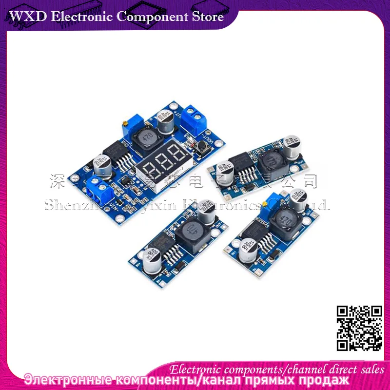 3A Adjustable Step-Down Module LM2596 Regulator 24V to 12V 5V 3V DC-DC step-down power supply modules
3A Adjustable Step-Down Module LM2596 Regulator 24V to 12V 5V 3V DC-DC step-down power supply modules