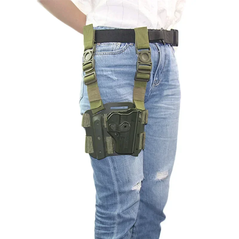 Tactical SIG P2202 Descending Leg Leather Case Adapter Platform - Right Hand Pistol Leather Case Outdoor Hunting Accessory
Tactical SIG P2202 Descending Leg Leather Case Adapter Platform - Right Hand Pistol Leather Case Outdoor Hunting Accessory