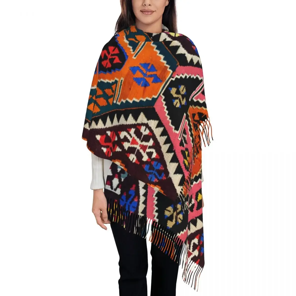 Плетеный текстильный шарф Kilim Navaho, шарф для женщин, Длинная зимняя теплая шаль с кисточками, турецкие племенные персидские этнические художественные шарфы
Плетеный текстильный шарф Kilim Navaho, шарф для женщин, Длинная зимняя теплая шаль с кисточками, турецкие племенные персидские этнические художественные шарфы