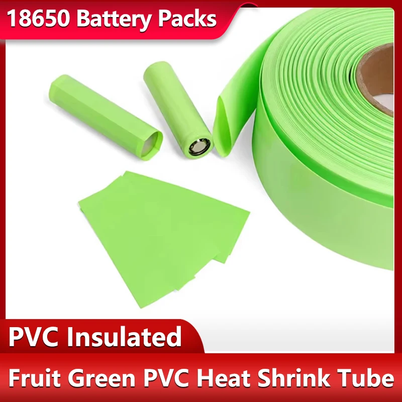 1/3/5M Fruit Green PVC Heat Shrink Tube 15~103mm Insulated Lithium Battery Wrap PVC Shrink 18650 Battery Packs Cable Protection
1/3/5M Fruit Green PVC Heat Shrink Tube 15~103mm Insulated Lithium Battery Wrap PVC Shrink 18650 Battery Packs Cable Protection