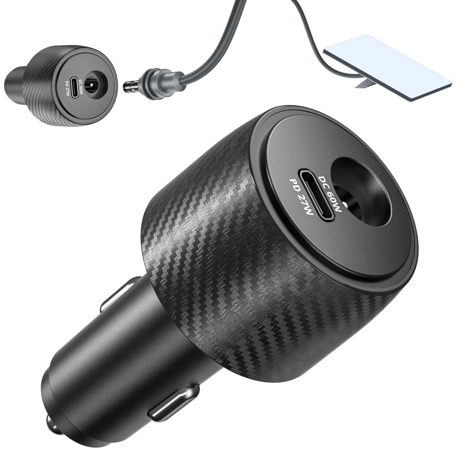 2 in 1 60W DC + 27W PD Car Power Starlink Mini Car Adapter with Step Up Booster Starlink Mini Cigarette Lighter Power Adapter
2 in 1 60W DC + 27W PD Car Power Starlink Mini Car Adapter with Step Up Booster Starlink Mini Cigarette Lighter Power Adapter