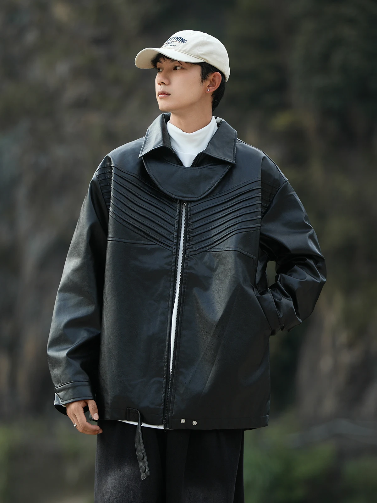 Свободная мужская куртка из искусственной кожи, американская винтажная осенняя мотоциклетная одежда, верхняя одежда, молодежная модная длинная свевая молния
Свободная мужская куртка из искусственной кожи, американская винтажная осенняя мотоциклетная одежда, верхняя одежда, молодежная модная длинная свевая молния