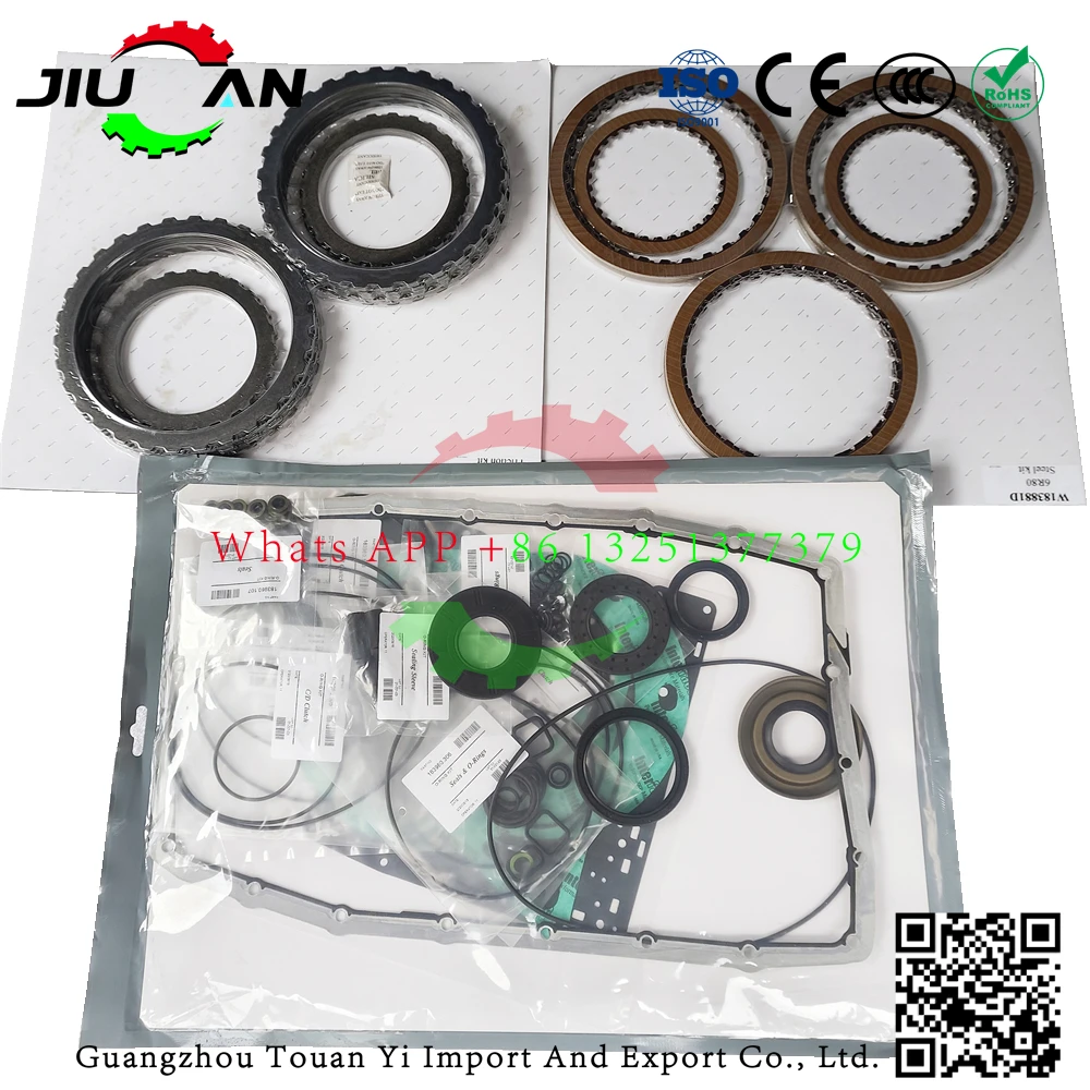 6R80 Transmission Master Rebuild Kit W/ Clutch Plates for Ford B-100 Expedition F-150 Mustang Ranger Transit Lincoln Navigator
6R80 Transmission Master Rebuild Kit W/ Clutch Plates for Ford B-100 Expedition F-150 Mustang Ranger Transit Lincoln Navigator