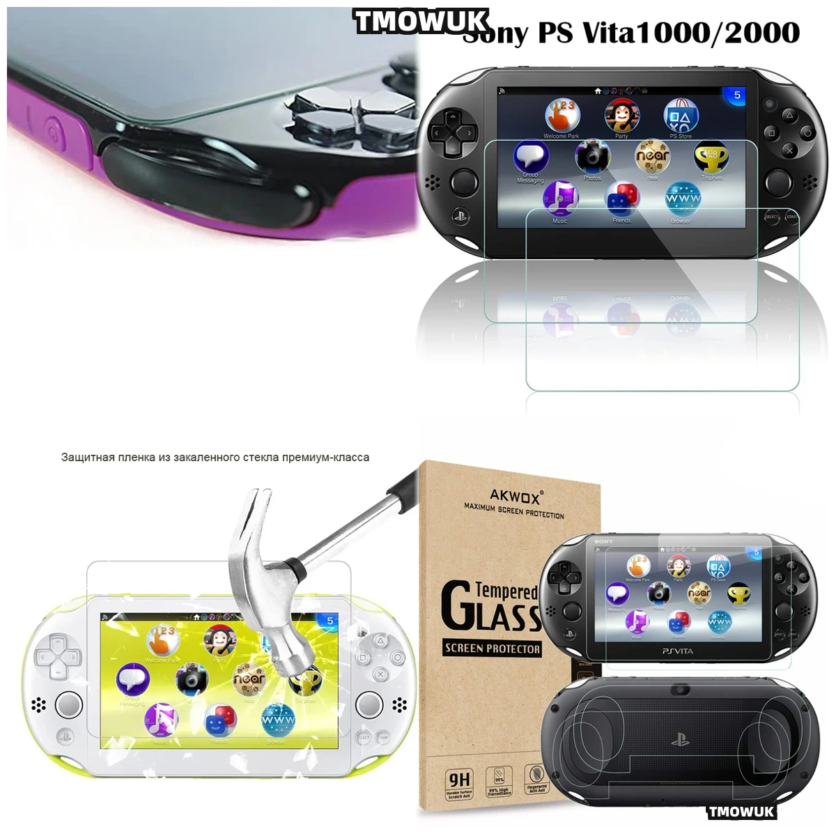Easy Install Tempered Glass For Sony PS Vita 1000/2000 - Bubble-Free, Full HD Clarity
Easy Install Tempered Glass For Sony PS Vita 1000/2000 - Bubble-Free, Full HD Clarity