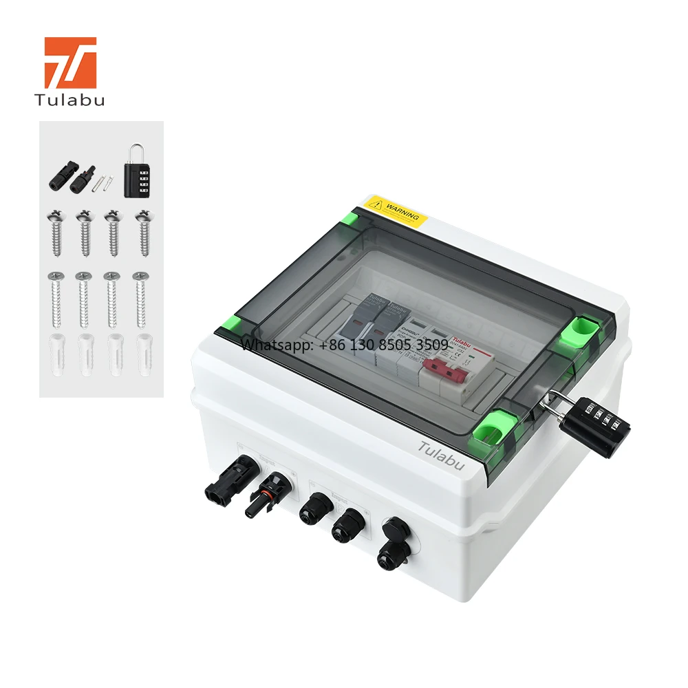 DC1000V Солнечная фотоэлектрическая панель Combiner Box 1in 1out 1000V DC Пластиковое оборудование для распределения питания 100A 32A 63A 30A Ток
DC1000V Солнечная фотоэлектрическая панель Combiner Box 1in 1out 1000V DC Пластиковое оборудование для распределения питания 100A 32A 63A 30A Ток