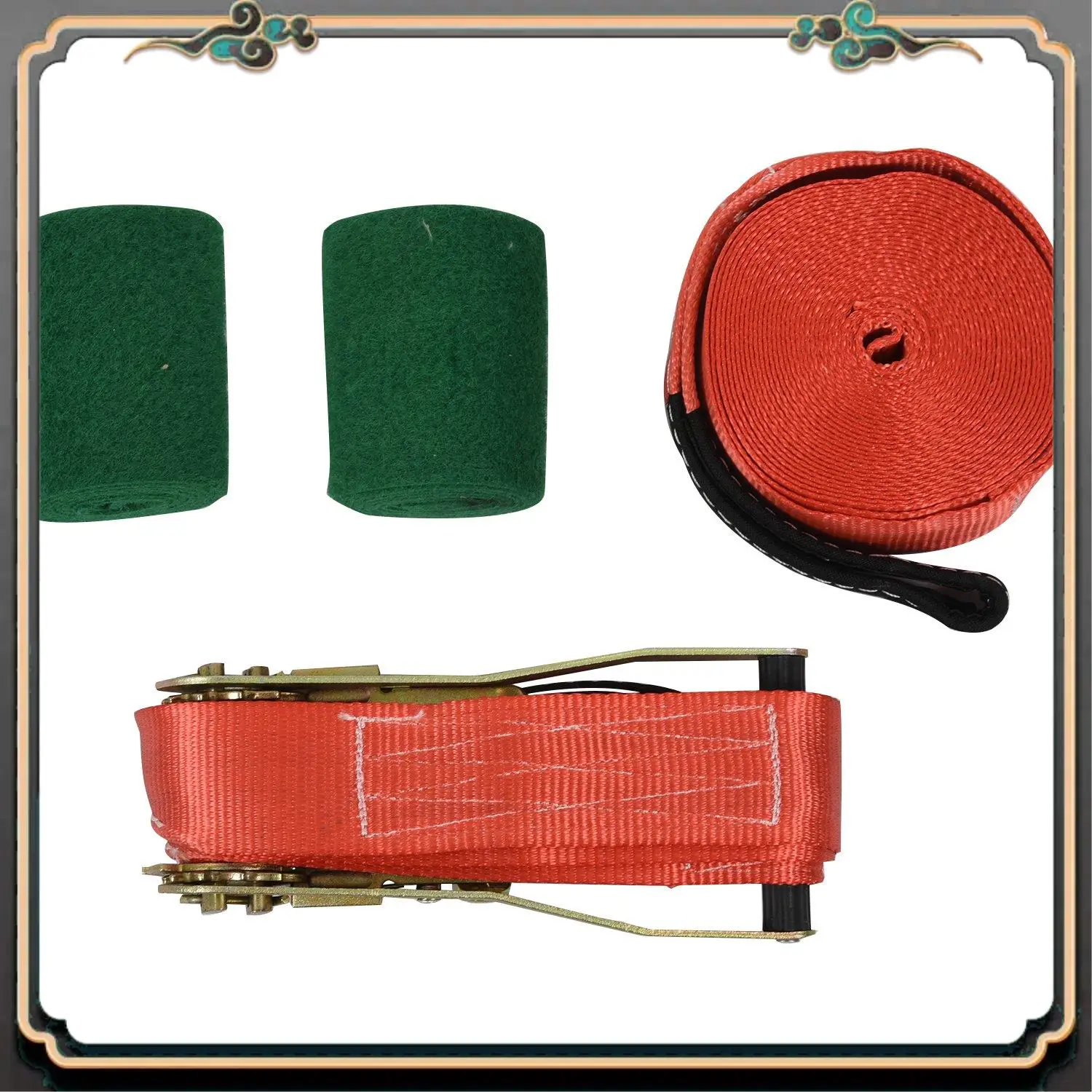 Premium Slackline Kit Outdoor Extreme Slack Line Ratchet Tensioner Fitness Equipment For Improve Balance Skills Core Strength
Premium Slackline Kit Outdoor Extreme Slack Line Ratchet Tensioner Fitness Equipment For Improve Balance Skills Core Strength