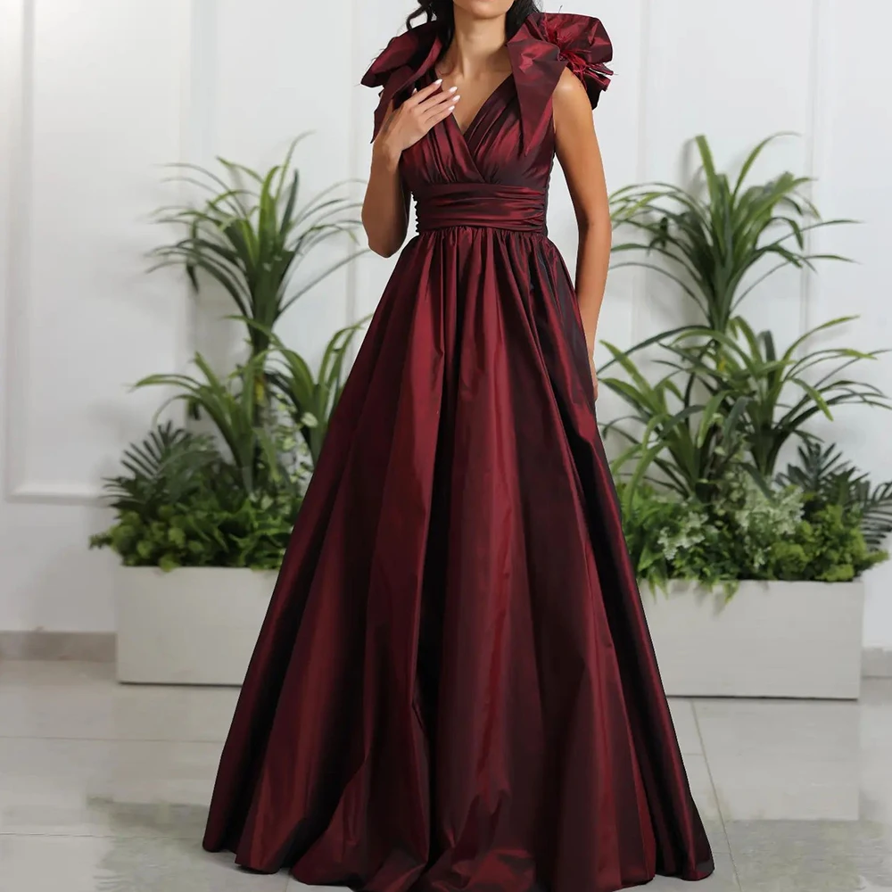 CustomizedA-Line Floor Length Classic Celebrity Dress Satin Pleats Sweep Train Solid Color V-Neck Feathers Bespoke Occasion Gown
CustomizedA-Line Floor Length Classic Celebrity Dress Satin Pleats Sweep Train Solid Color V-Neck Feathers Bespoke Occasion Gown