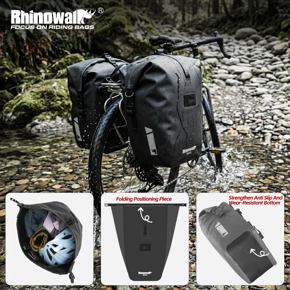 Rhinowalk Bike Pannier Bag Waterproof 6L/12L/20L/25L Quick Release Bike Side Bag For Long-Distance Cycling Touring Storage Bag
Rhinowalk Bike Pannier Bag Waterproof 6L/12L/20L/25L Quick Release Bike Side Bag For Long-Distance Cycling Touring Storage Bag
