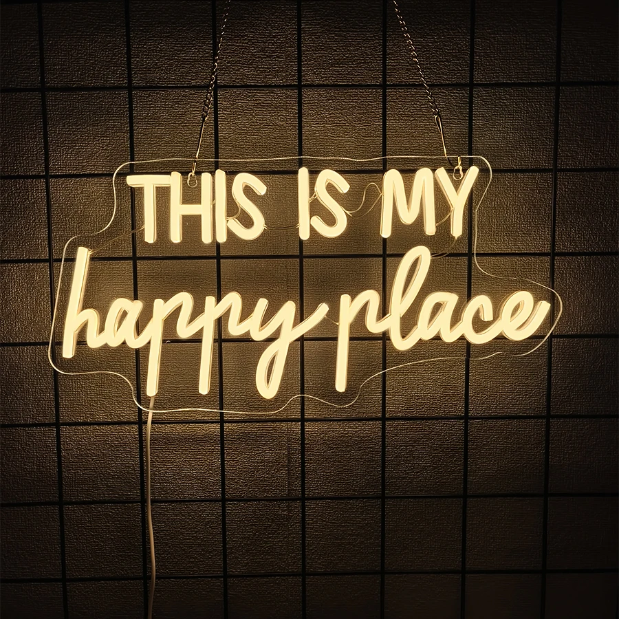 This Is My Happy Place Led Neon Sign, Beautiful Girl Room, Bedroom, Beauty Salon, Dormitory, Classroom, Wedding Party Decor.
This Is My Happy Place Led Neon Sign, Beautiful Girl Room, Bedroom, Beauty Salon, Dormitory, Classroom, Wedding Party Decor.