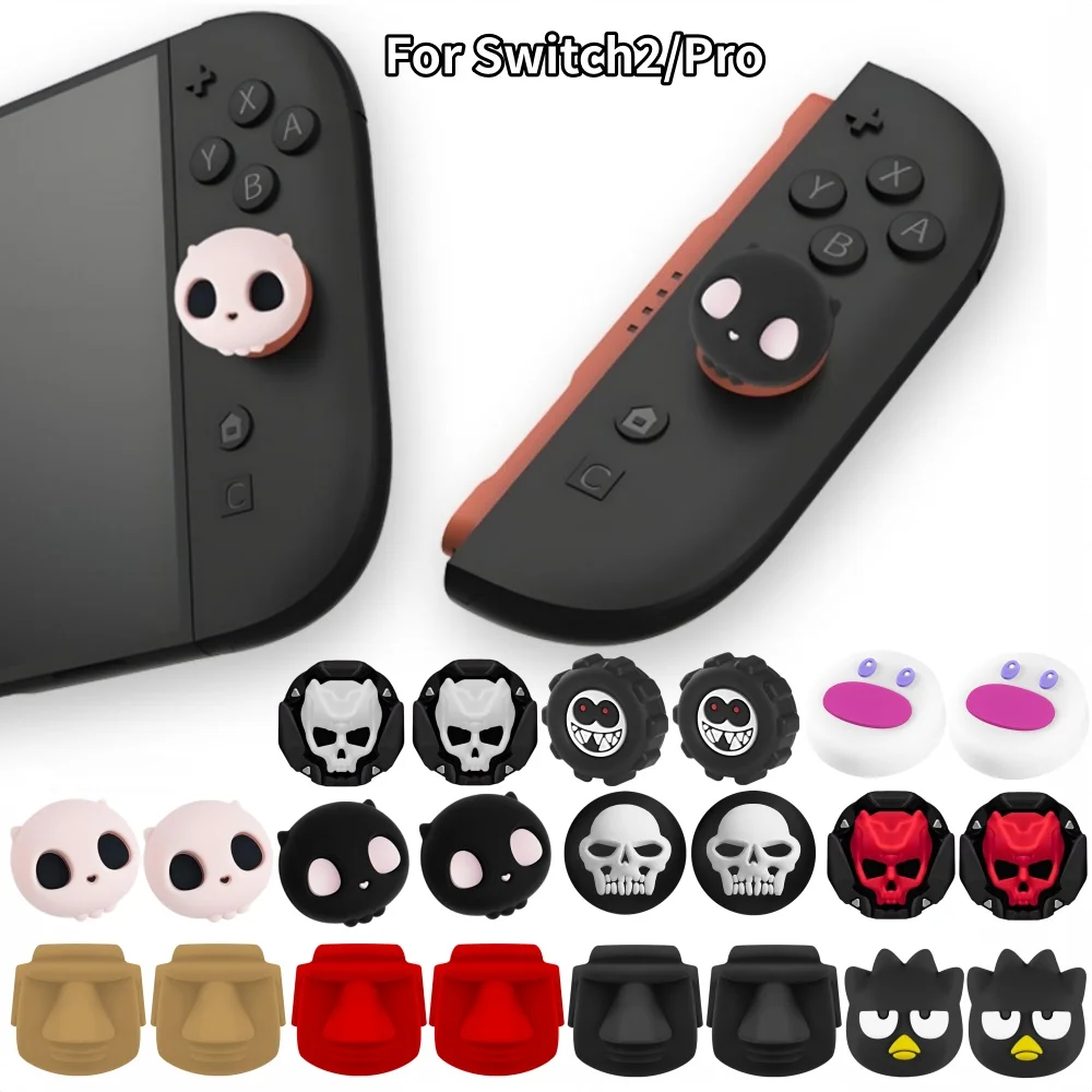 Silicone ThumbStick Grip Cap For Nintendo Switch 2/Pro Gamepad Joystick Controller Skull/Stone Statue/Penguin Thumb Grip Caps
Silicone ThumbStick Grip Cap For Nintendo Switch 2/Pro Gamepad Joystick Controller Skull/Stone Statue/Penguin Thumb Grip Caps