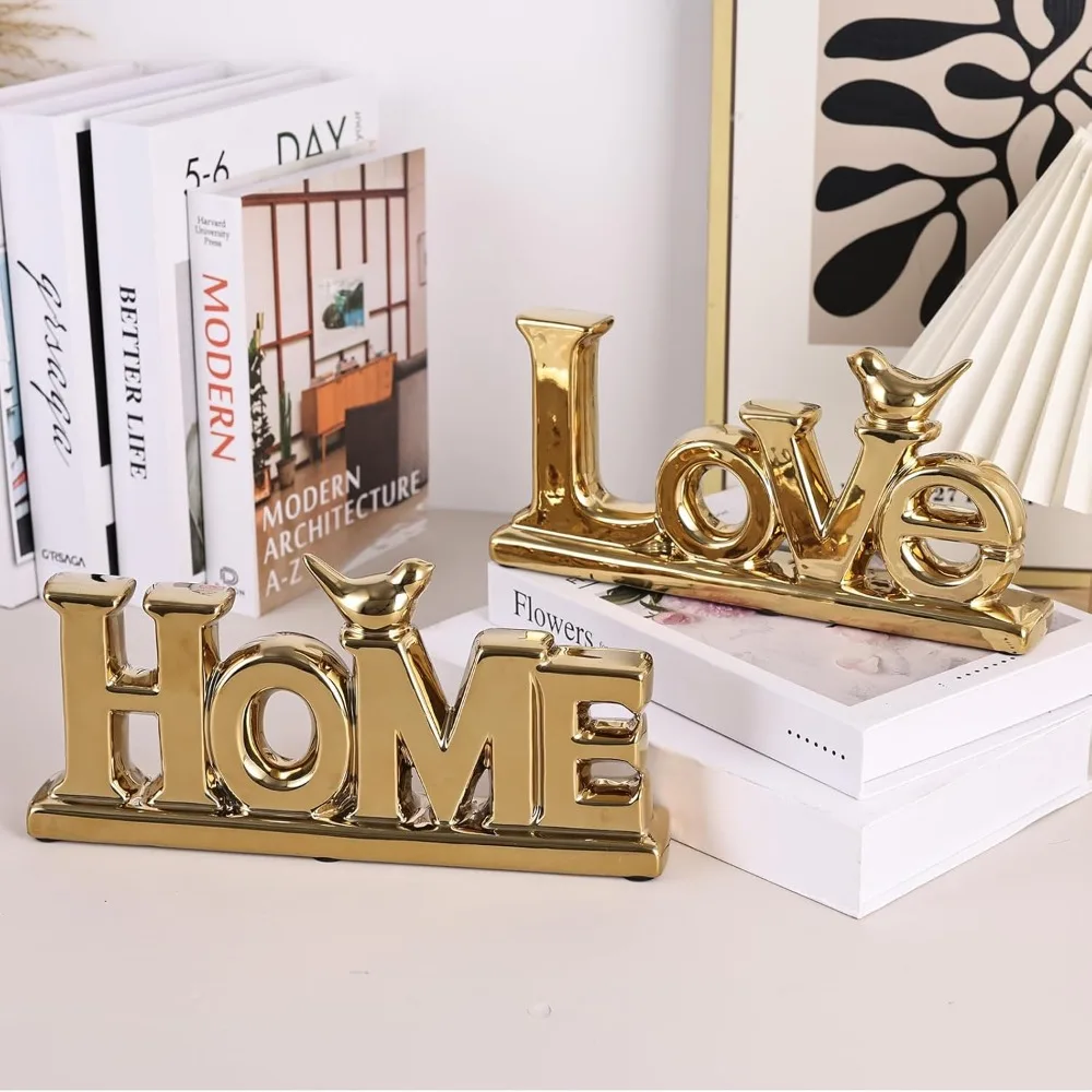 Gold Abstract Statues for Living Room Bedroom Modern TV Stand Decor Set of 2 Knick Knack Shelves Boho Bookshelf Bird Themed
Gold Abstract Statues for Living Room Bedroom Modern TV Stand Decor Set of 2 Knick Knack Shelves Boho Bookshelf Bird Themed