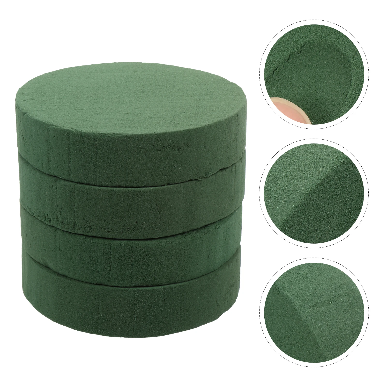 4Pcs Round Floral Foam Dry Artificial Flowers Arrangement Tools Green Mud Brick Wedding Decor Vase Accessories
4Pcs Round Floral Foam Dry Artificial Flowers Arrangement Tools Green Mud Brick Wedding Decor Vase Accessories