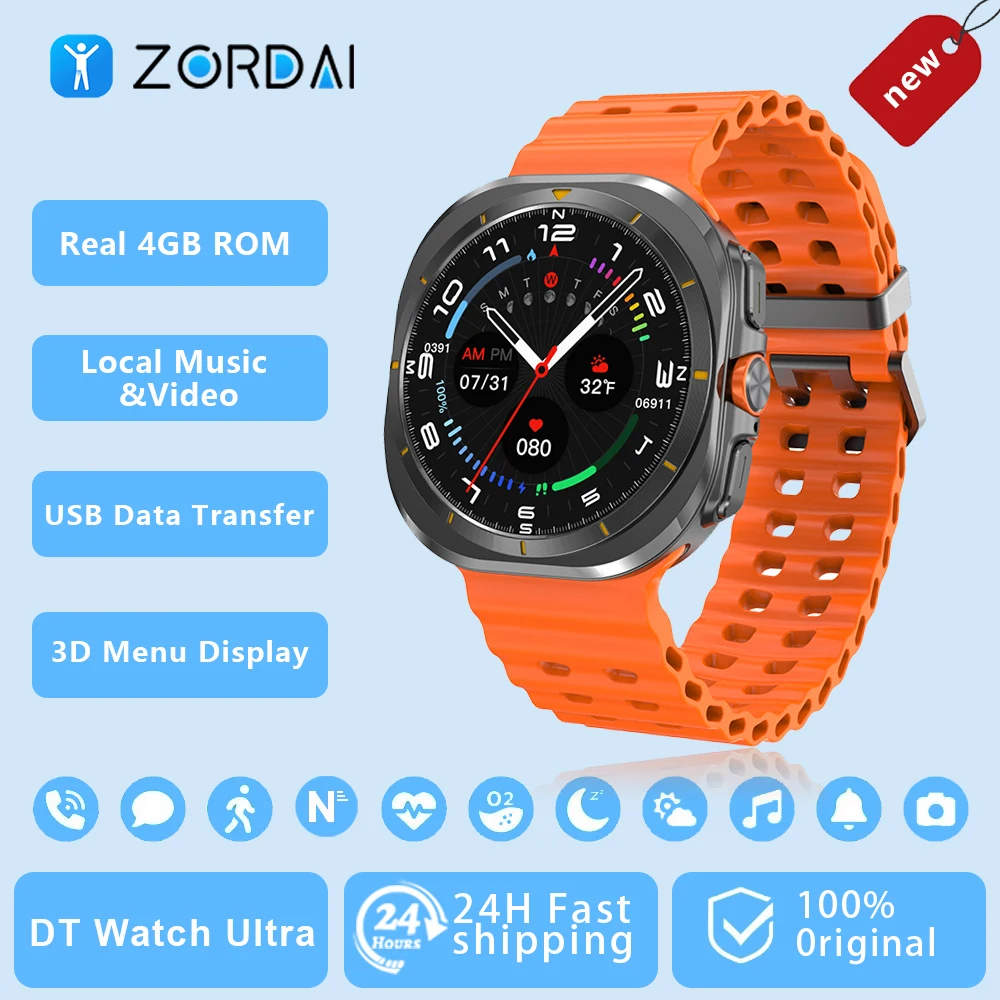 2024 DT Watch Ultra Мужчины Женщины Спортивные Смарт-часы Режим USB Фотоальбом Локальная музыка NFC Компас Смарт-часы для Samsung Android IOS
2024 DT Watch Ultra Мужчины Женщины Спортивные Смарт-часы Режим USB Фотоальбом Локальная музыка NFC Компас Смарт-часы для Samsung Android IOS