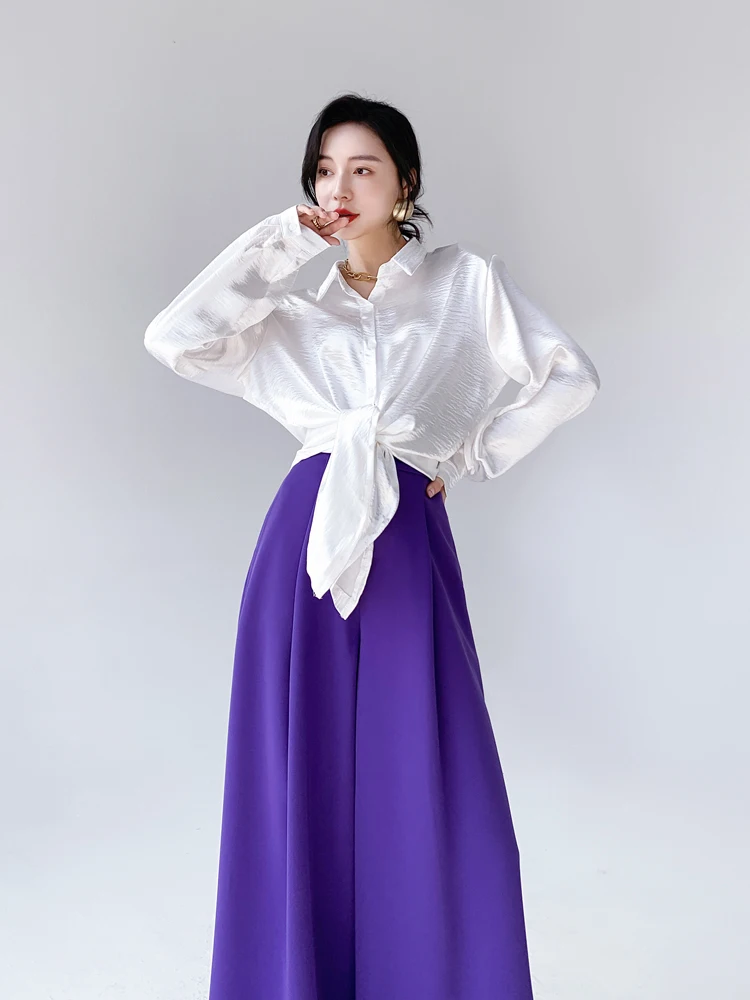 Aksaya Faionable White Long Sve Women's irt Vintage Hong Kong Sle Spring Autumn Loose Fit Polyester Collar
Aksaya Faionable White Long Sve Women's irt Vintage Hong Kong Sle Spring Autumn Loose Fit Polyester Collar