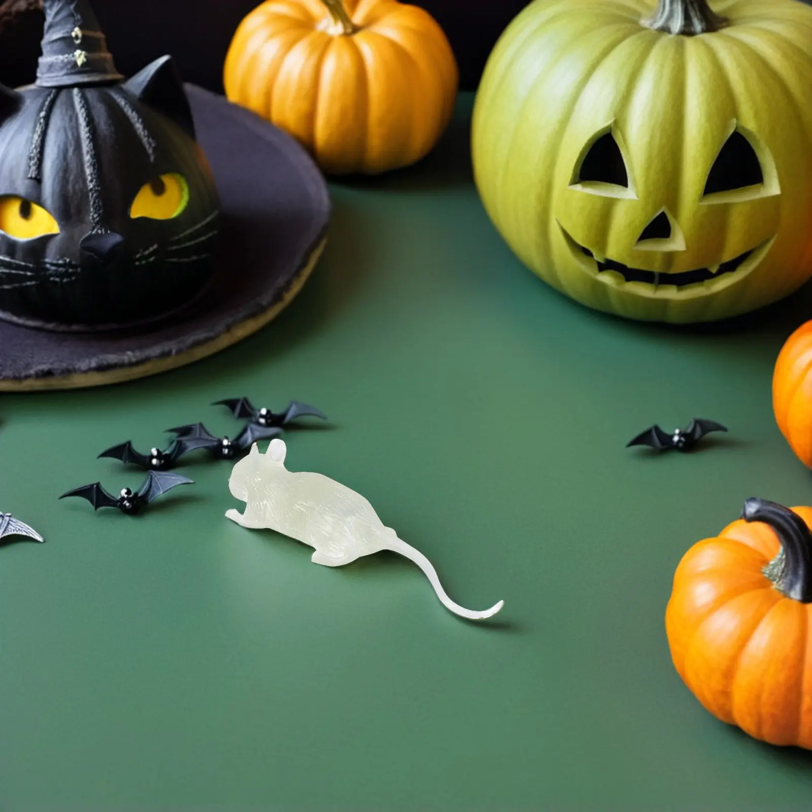 20Pcs Night Glow Mouse Halloween Tricky Prop Realistic Artificial Rat for April Fool's Day Spooky Scene Setup Frightening Gag
20Pcs Night Glow Mouse Halloween Tricky Prop Realistic Artificial Rat for April Fool's Day Spooky Scene Setup Frightening Gag