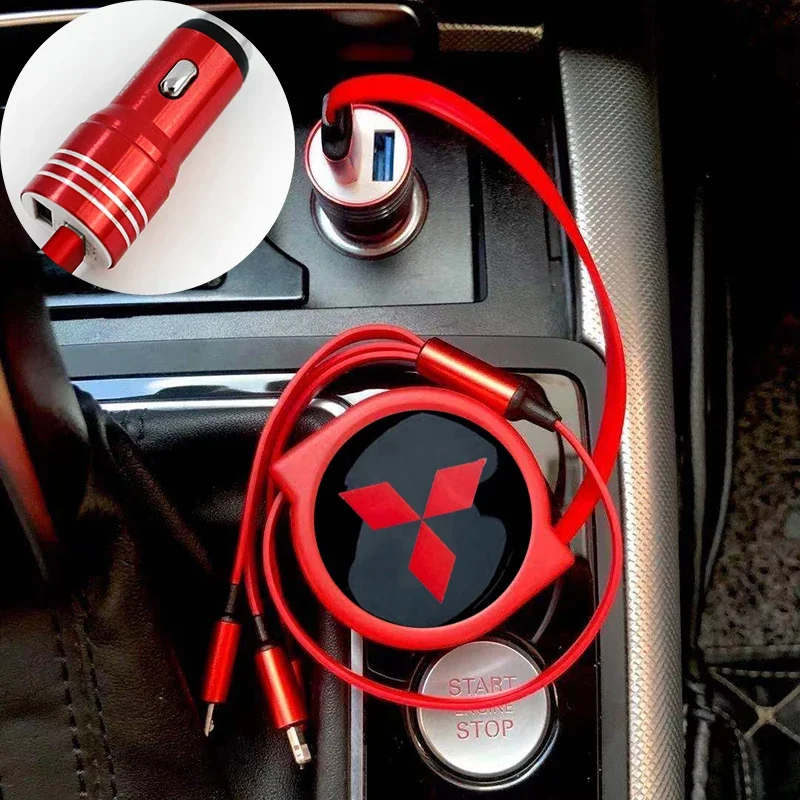 2V 24V Type C Car 3 In 1 Quick USB Cable Battery Chargers for Mitsubishi ASX Ralliart Outlander Pajero L200 Montero Galant Colt
2V 24V Type C Car 3 In 1 Quick USB Cable Battery Chargers for Mitsubishi ASX Ralliart Outlander Pajero L200 Montero Galant Colt