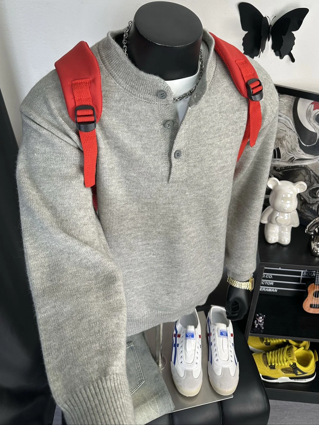 Мужской свитер Light ey Men's Ne Knitwear с воротником хенли, осенний, модный, винтажный, с длинным рукавом, стандартного кроя
Мужской свитер Light ey Men's Ne Knitwear с воротником хенли, осенний, модный, винтажный, с длинным рукавом, стандартного кроя