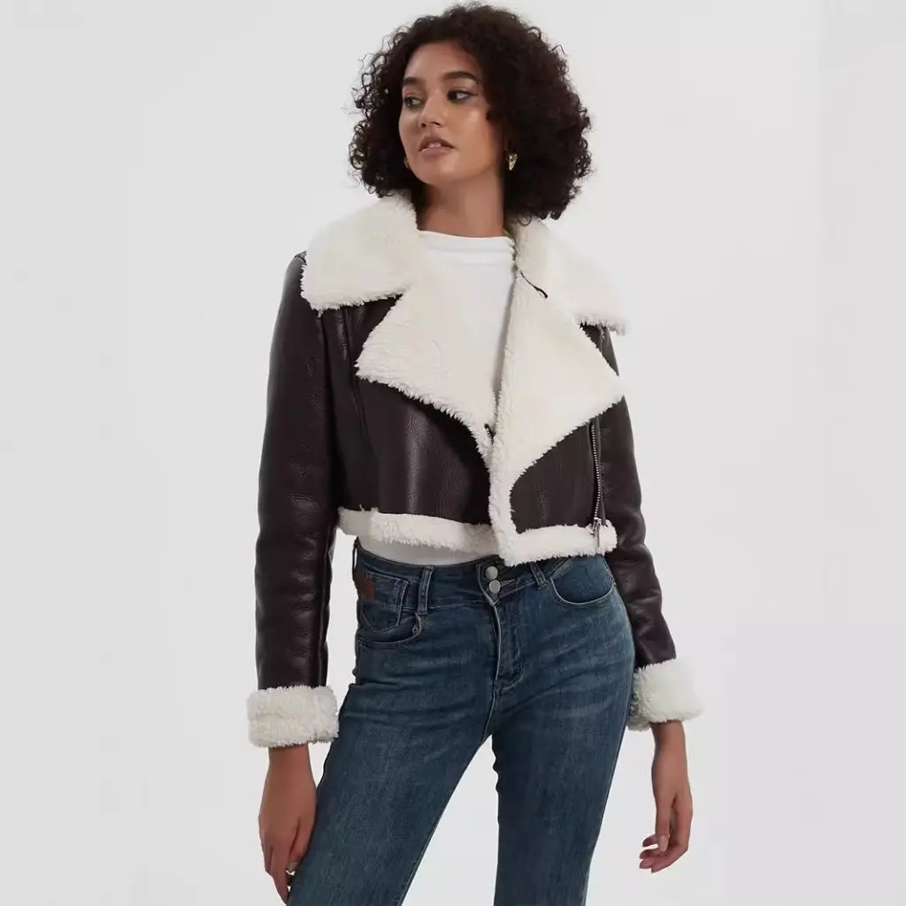 Women's Winter Jacket Coat European American Style Lapel Fleece Short Women's Clothing Wholesale from
Women's Winter Jacket Coat European American Style Lapel Fleece Short Women's Clothing Wholesale from