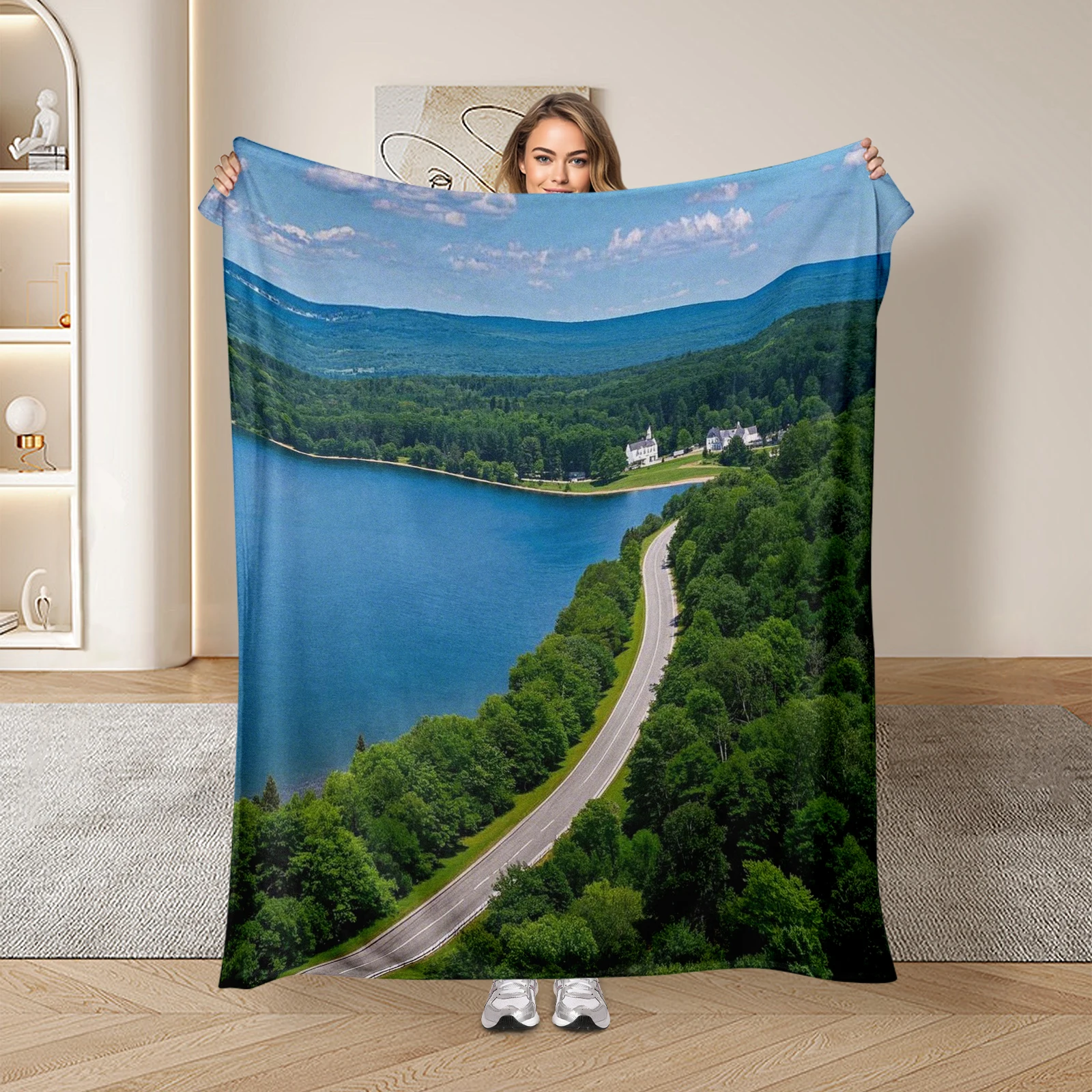 American 50 States Themed Flannel Blanket Adorned With Images Of Highways Lakes And Forests A Thoughtful Gift
American 50 States Themed Flannel Blanket Adorned With Images Of Highways Lakes And Forests A Thoughtful Gift