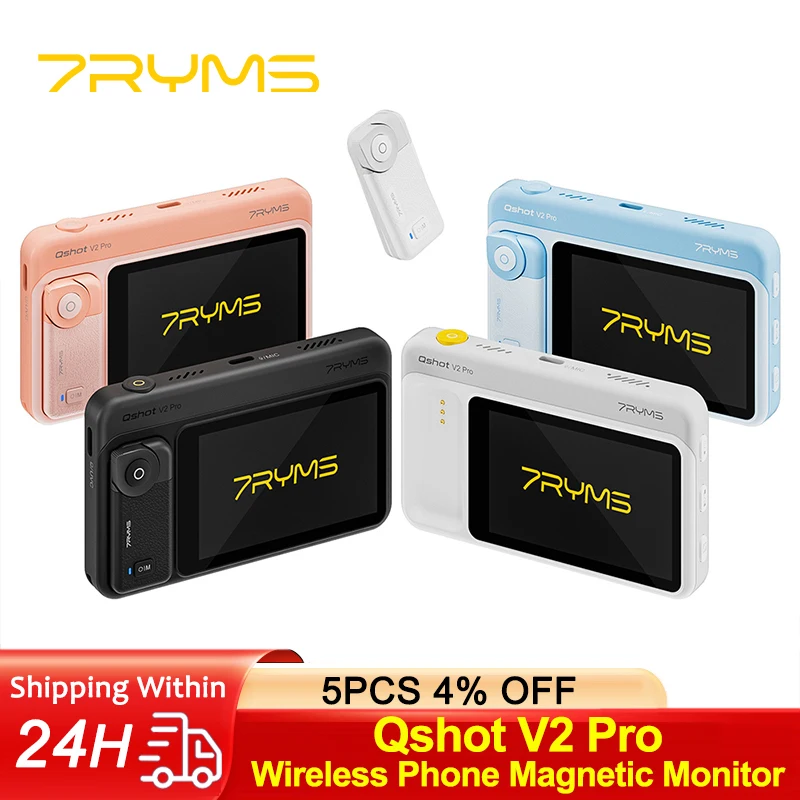 7RYMS Qshot V2 PRO Phone Magnetic Screen Selfie Monitor for iPhone Android Smartphone Rear Camera Lens for Vlog YouTube TikTok
7RYMS Qshot V2 PRO Phone Magnetic Screen Selfie Monitor for iPhone Android Smartphone Rear Camera Lens for Vlog YouTube TikTok