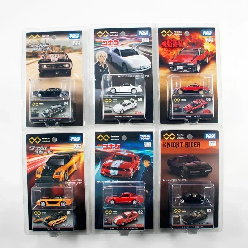 Takara Tomy Tomica Premium Unlimited Back To The Future De Lorean Time Machine The Fast and Furious Detective Conan RX-7
Takara Tomy Tomica Premium Unlimited Back To The Future De Lorean Time Machine The Fast and Furious Detective Conan RX-7