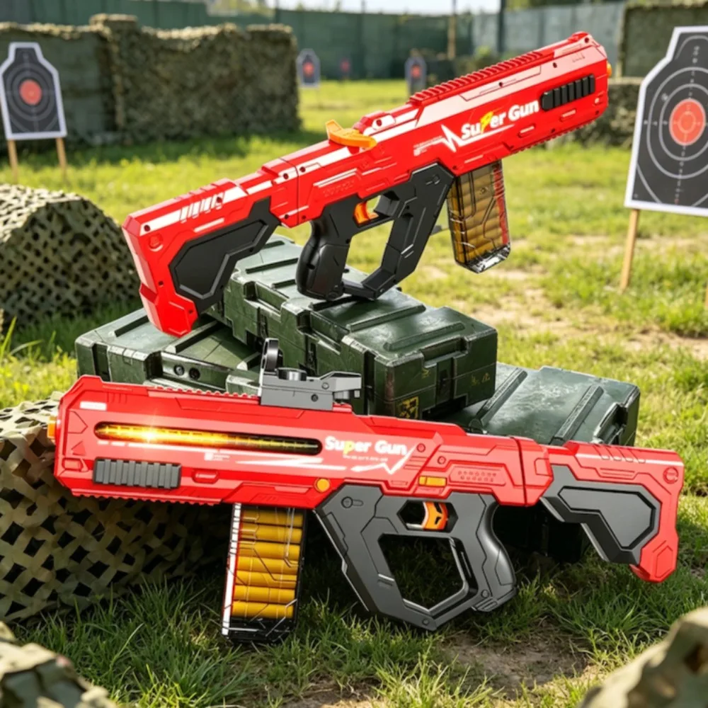 EVA Soft Bullet Toy Gun Auto-Manual Loading Sport Outdoor Backyard CS Shooting Games Perfect Holiday Christmas Gift
EVA Soft Bullet Toy Gun Auto-Manual Loading Sport Outdoor Backyard CS Shooting Games Perfect Holiday Christmas Gift